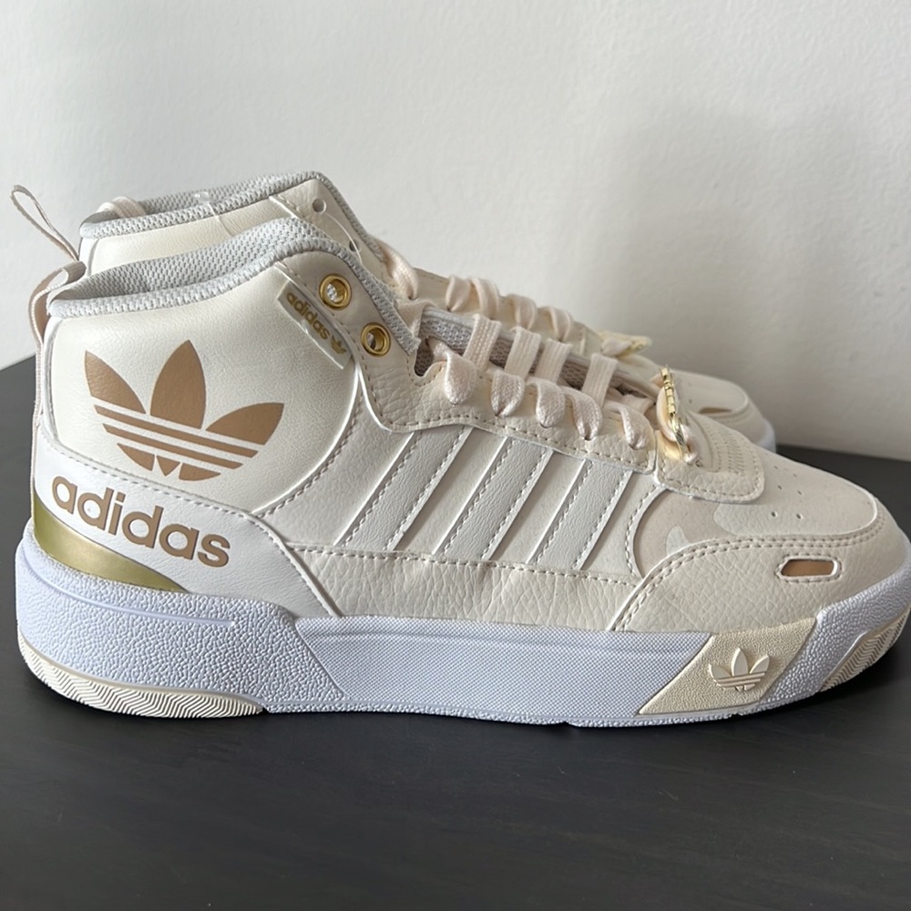 Adidas POST UP high top sneaker gold
